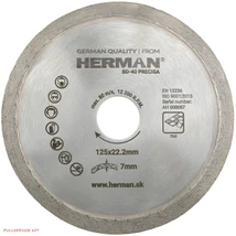 Gyémánt tárcsa125x22,2 HERMAN BD-40 Precisa
