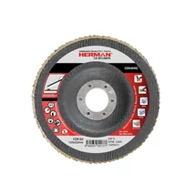 Lamellás csiszolótányér 125x22 A80/P80 HERMAN