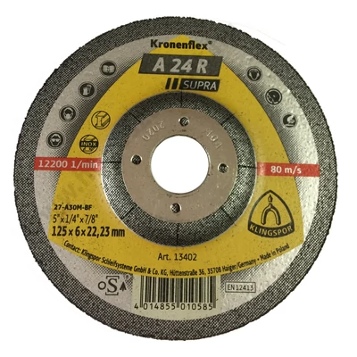 Tisztítókorong 125x6x22,23 A24