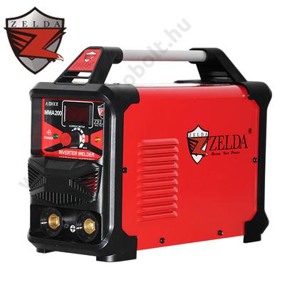Hegesztőgép inverter ZELDA MMA-200 bevont elektródás hegesztő